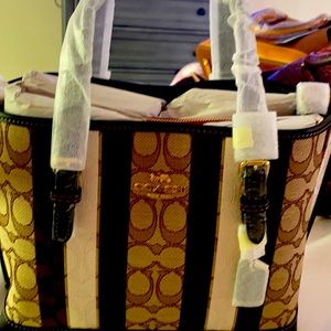 Beautiful Coach small satchel. New with tags